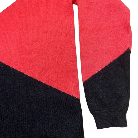 Sugarhill Brighton Women's Long Sleeve Knit Colorblock Crew Neck Dress Size 4 - Picture 8 of 11